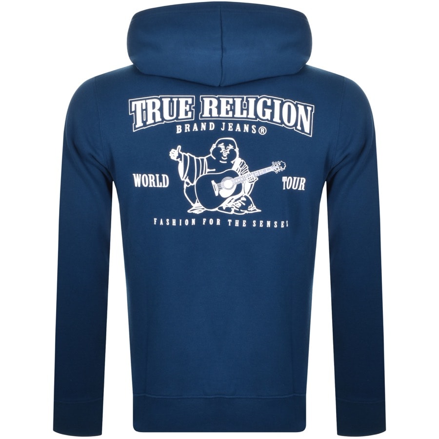 True Religion Core Hoodie Blue Mainline Menswear